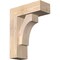 Ekena Millwork Westlake Block Smooth Bracket w/ Offset Brace, Douglas Fir, 5 1/2"W x 14"D x 18"H BKT0604X14X18WTL05SDF - alternate 1